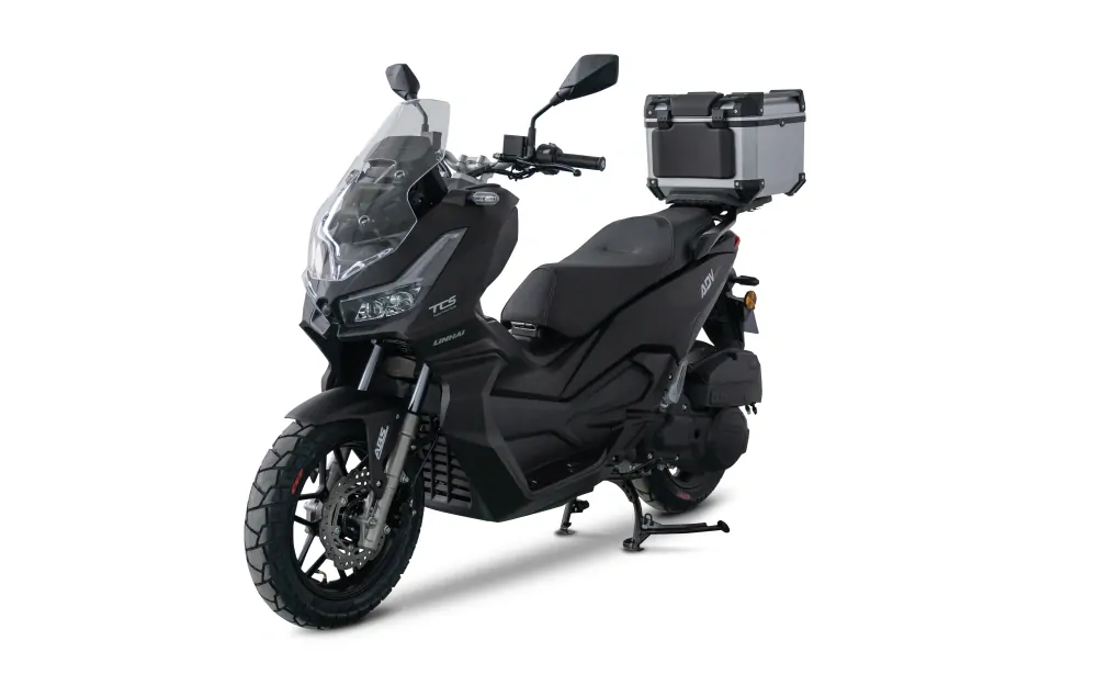 LINHAI SCOOTER BUCK 125 ADV E5, černý, šedý