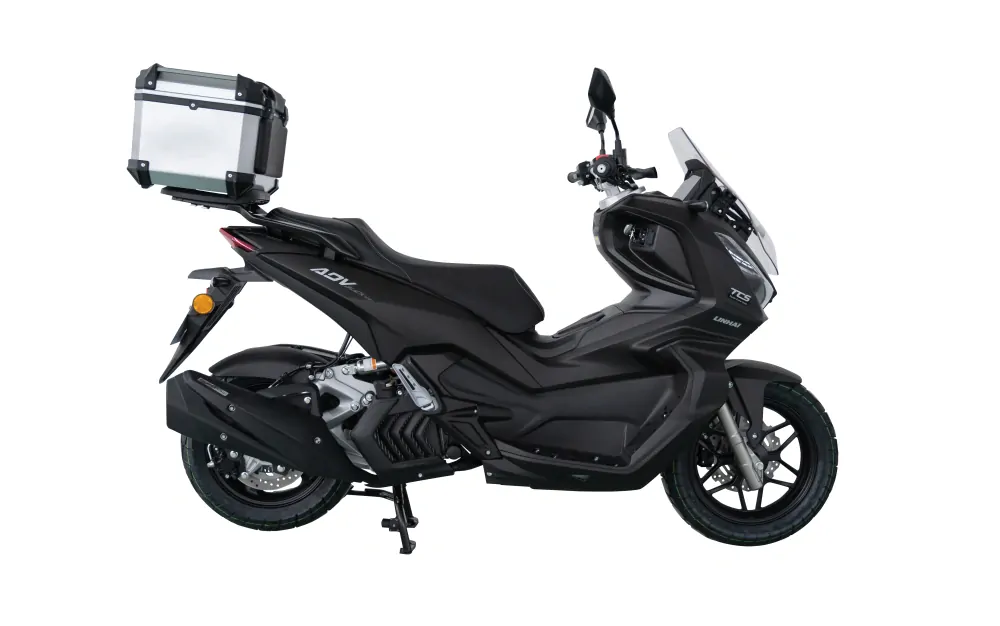 LINHAI SCOOTER BUCK 125 ADV E5, černý, šedý