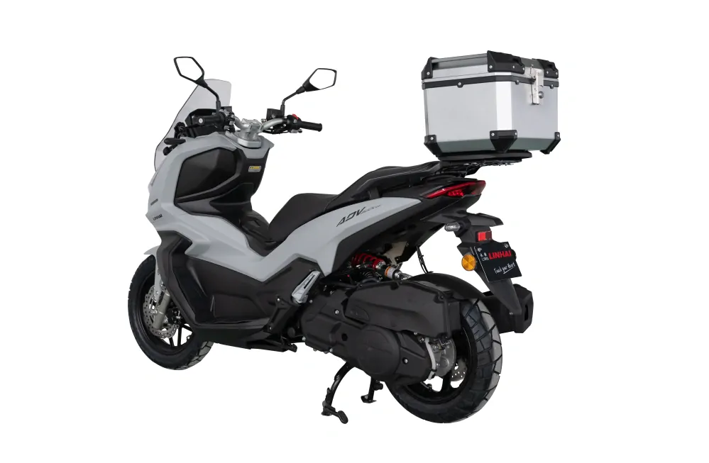 LINHAI SCOOTER BUCK 125 ADV E5, černý, šedý